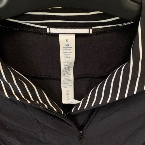 Lululemon black pullover top - Picture 2 of 4